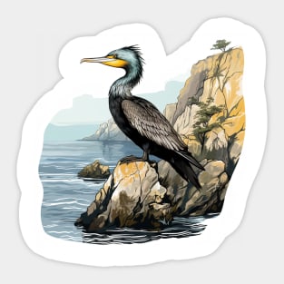 Cormorant Sticker